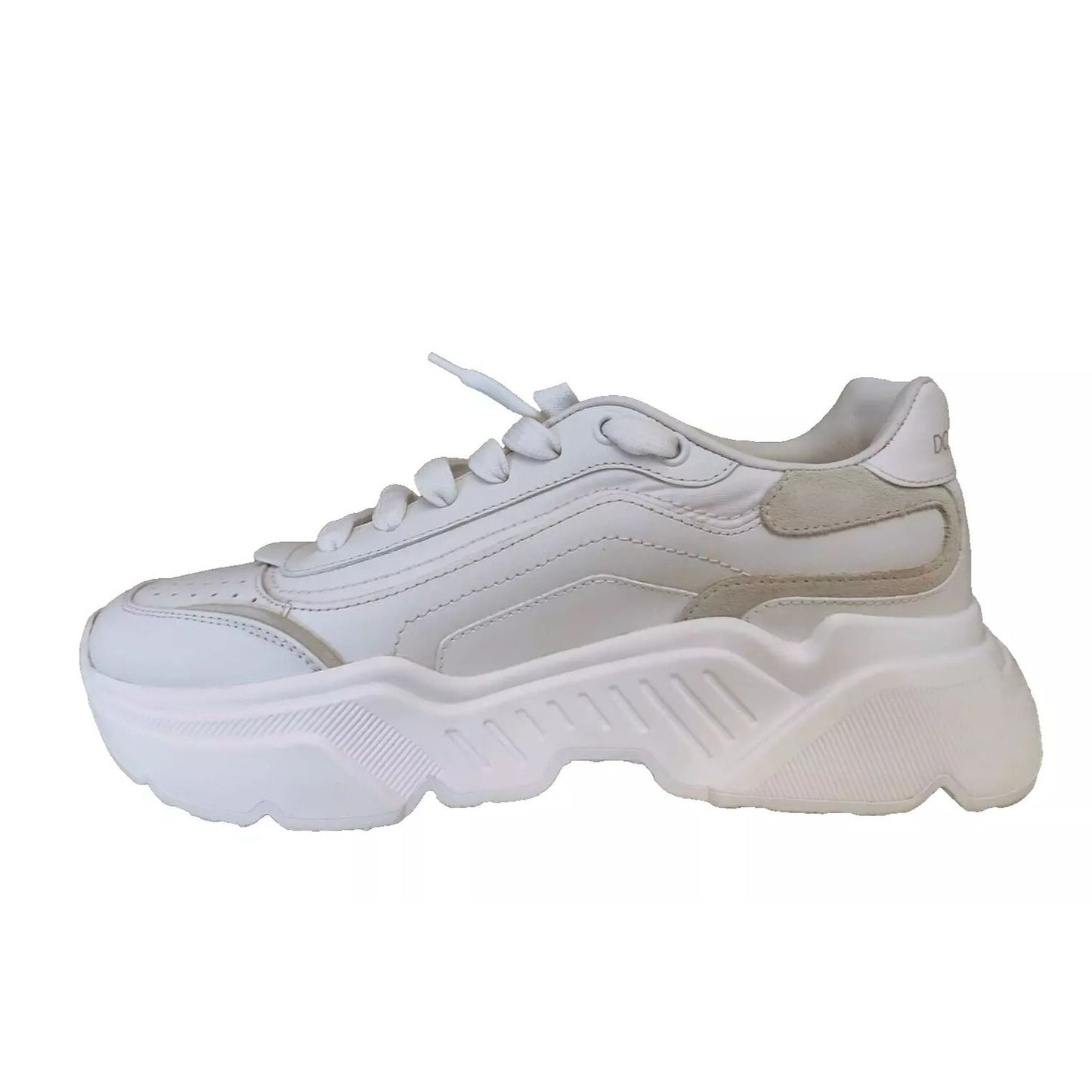 Dolce & Gabbana White Daymaster Low Top Mens Sneakers Shoes