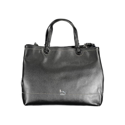 BYBLOS Black Polyurethane Women Handbag