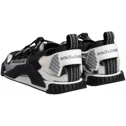 Dolce & Gabbana Multicolor Lace Up Low Top NS1 Sneakers Shoes