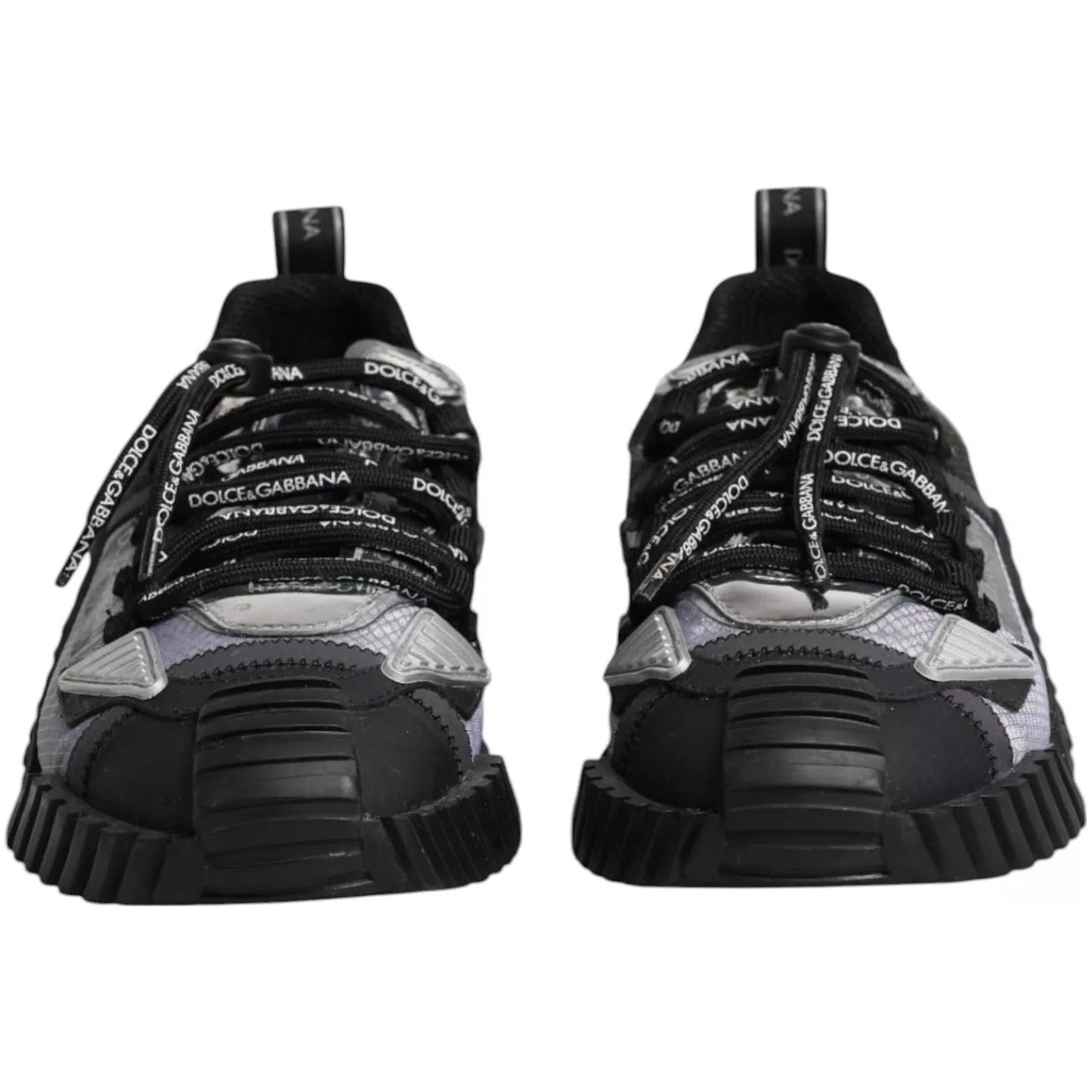 Dolce & Gabbana Multicolor Lace Up Low Top NS1 Sneakers Shoes