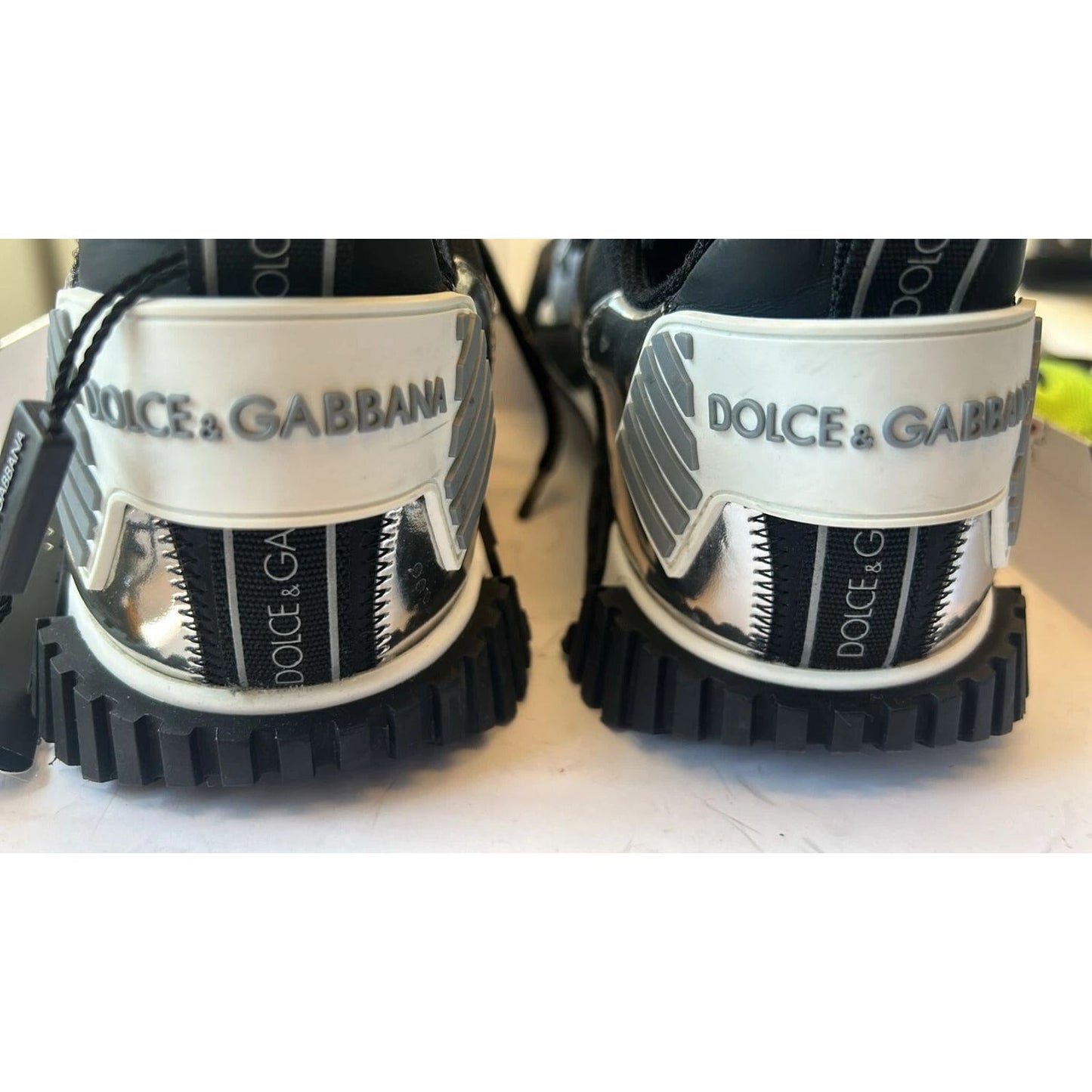 Dolce & Gabbana Multicolor Lace Up Low Top NS1 Sneakers Shoes