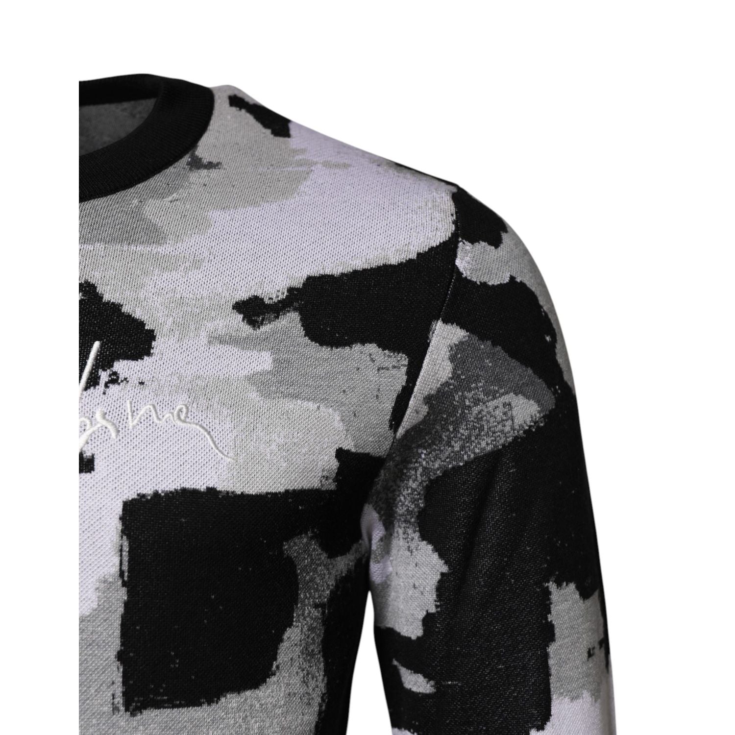 Dolce & Gabbana Multicolor Logo Crew Neck Pullover Sweater