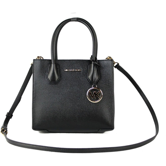 Michael KorsMercer Medium Leather Messenger Crossbody Handbag (Black Solid)McRichard Designer Brands£329.00