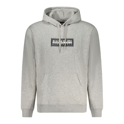 Napapijri Gray Cotton Sweatshirt
