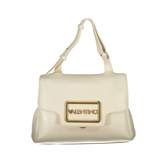 Mario Valentino Beige Polyurethane Women Handbag