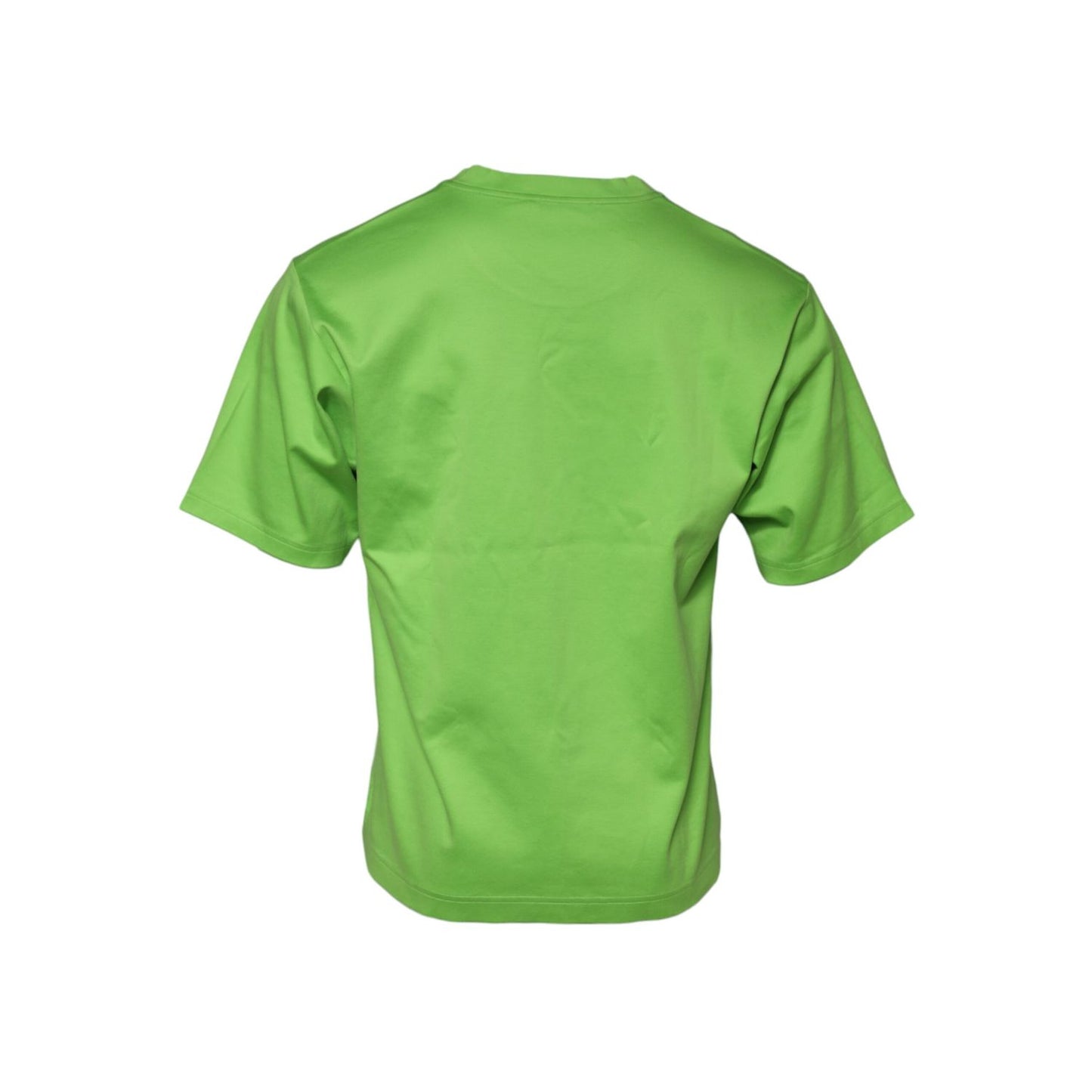 Dolce & Gabbana Green Graphic Printed Round Neck T-shirt