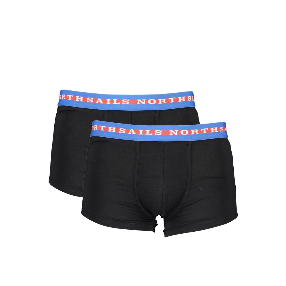 North Sails Black Cotton Men's Boxer Brief