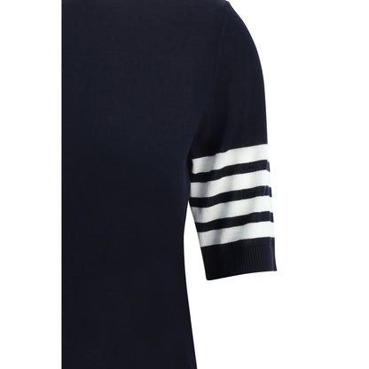 Thom Browne Blue Polyamide Turtleneck