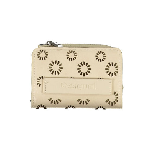 Desigual Beige Polyurethane Women Wallet