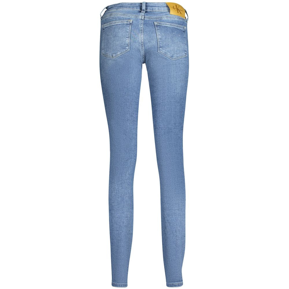 Calvin Klein Blu Cotton Women Jeans