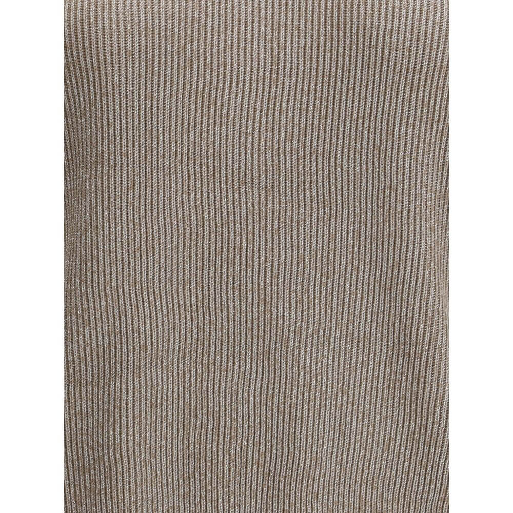 Brunello Cucinelli Beige Cotton Sweatshirt