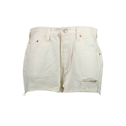 Levi's White Cotton Women's Jean 1728,67403481248,Clothing,Denim - Shorts - Clothing,Levi's,New with tags,Shorts - Clothing,W24,W25,W26,W27,W29,W31,White,Women
