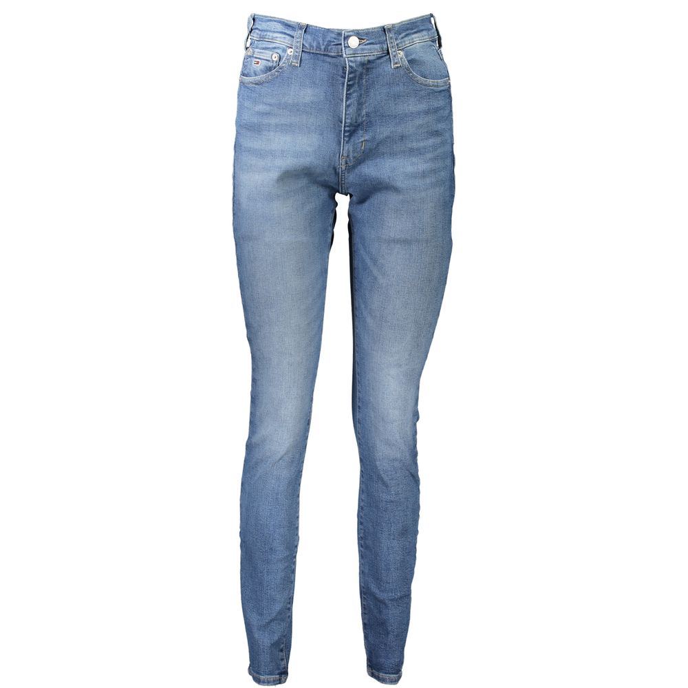 Tommy Hilfiger Blue Cotton Skinny Jeans
