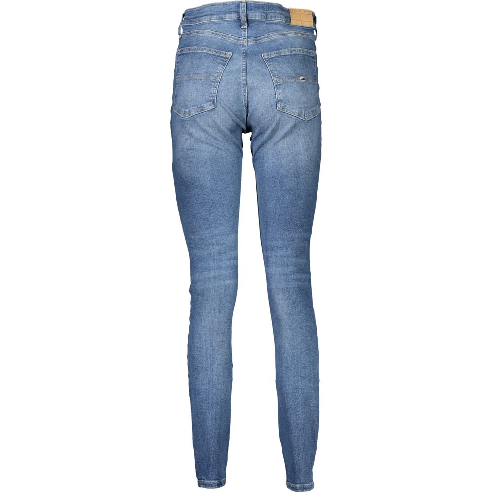 Tommy Hilfiger Blue Cotton Skinny Jeans