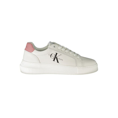 Calvin Klein White Leather Women Sneaker