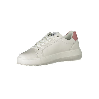 Calvin Klein White Leather Women Sneaker