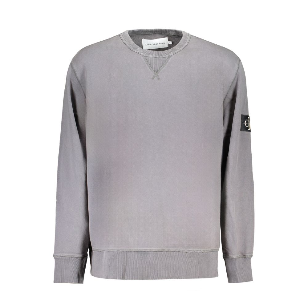 Calvin Klein Gray Cotton Sweatshirt