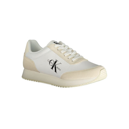 Calvin Klein Beige Polyester Athletic Sneakers