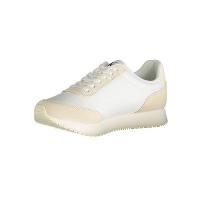 Calvin Klein Beige Polyester Athletic Sneakers