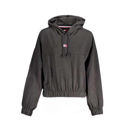 Tommy Hilfiger Black Cotton Sweatshirt Tommy Hilfiger