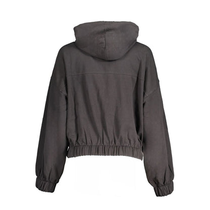 Tommy Hilfiger Black Cotton Sweatshirt Tommy Hilfiger