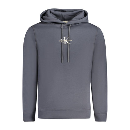 Calvin Klein Blu Cotton Men Sweatshirt