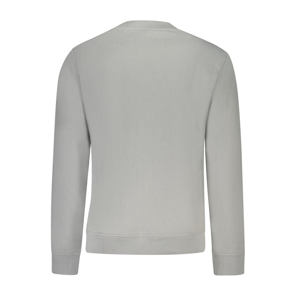 Napapijri Gray Cotton Men's Sweatshirt