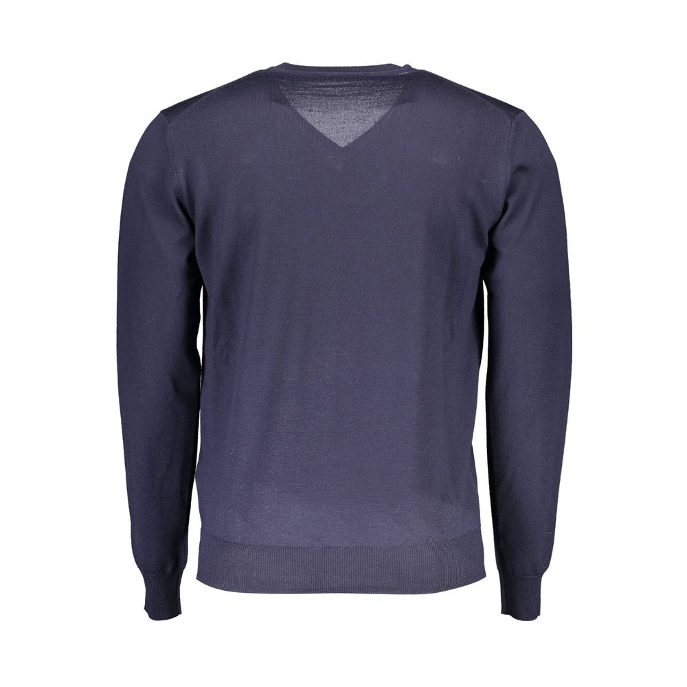 Harmont & Blaine Blue Wool Men's Sweater