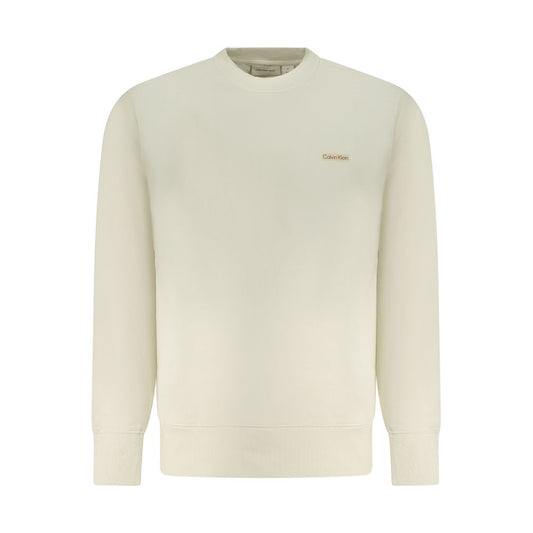 Calvin Klein Beige Cotton Men's Sweatshirt