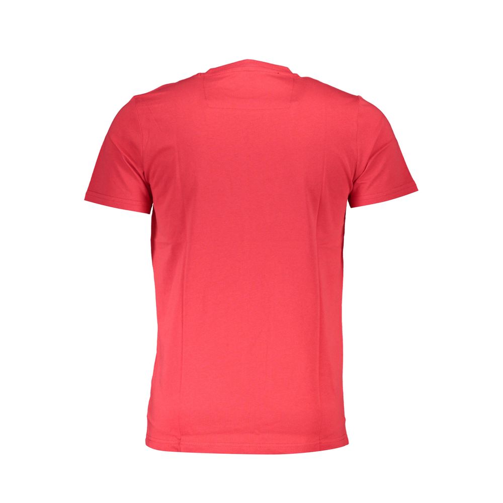 Cavalli Class Red Cotton Men T-Shirt