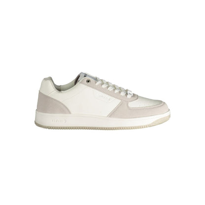 Gas White Polyester Men Sneaker 1728,67465543840,Athletic - Sneakers - Shoes,EU45/US12,Gas,Men,New with tags,Shoes,Sneakers - Shoes,White