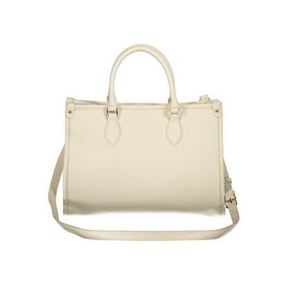 Mario Valentino Beige Polyurethane Women Handbag