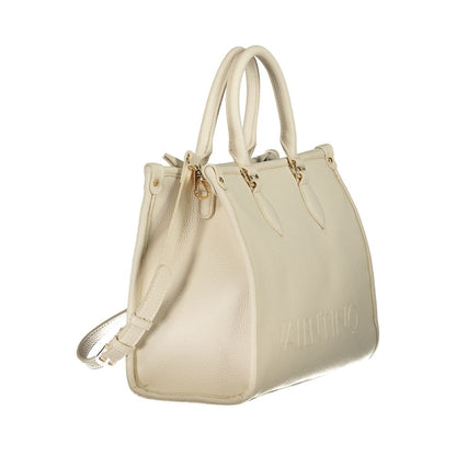 Mario Valentino Beige Polyurethane Women Handbag