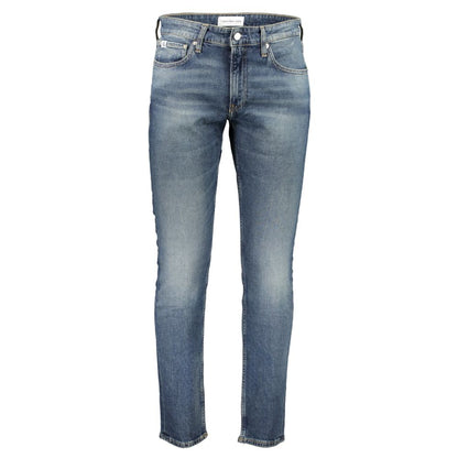 Calvin Klein Blue Cotton Men Jeans