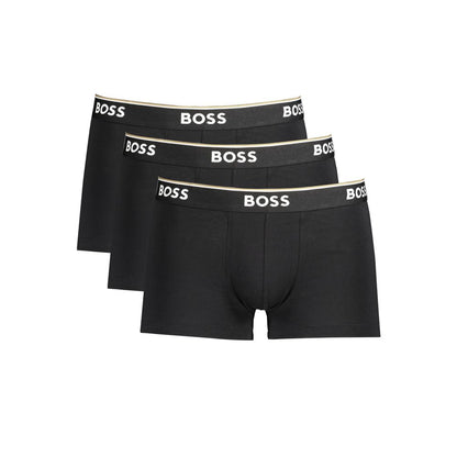 Hugo Boss Black Cotton Men's Boxer Briefs
