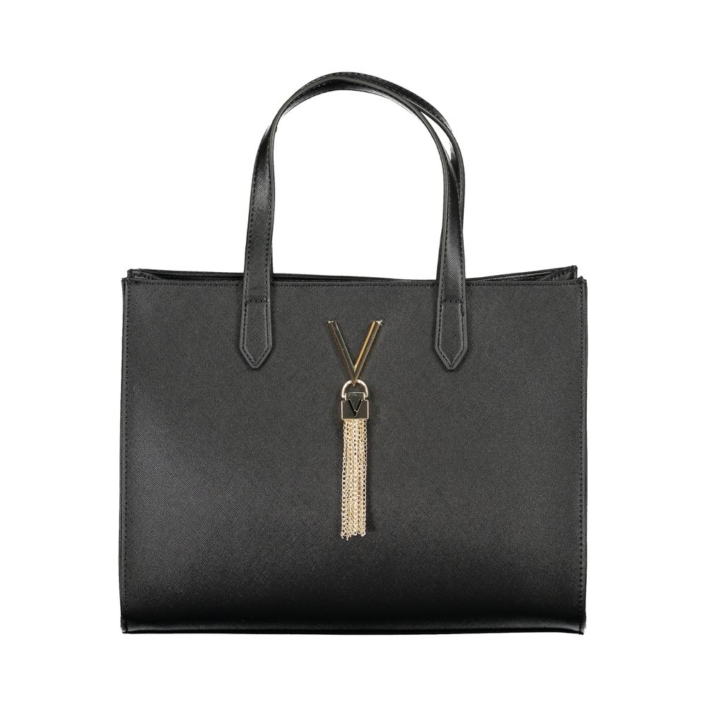 Mario Valentino Black Polyurethane Women Handbag