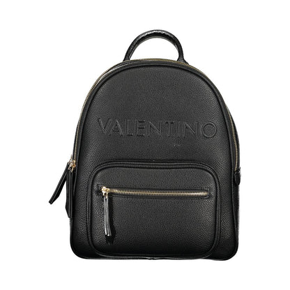 Mario Valentino Nero Polyurethane Women Backpack Mario Valentino