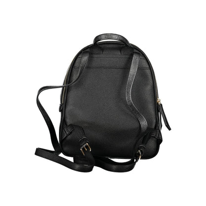 Mario Valentino Nero Polyurethane Women Backpack Mario Valentino