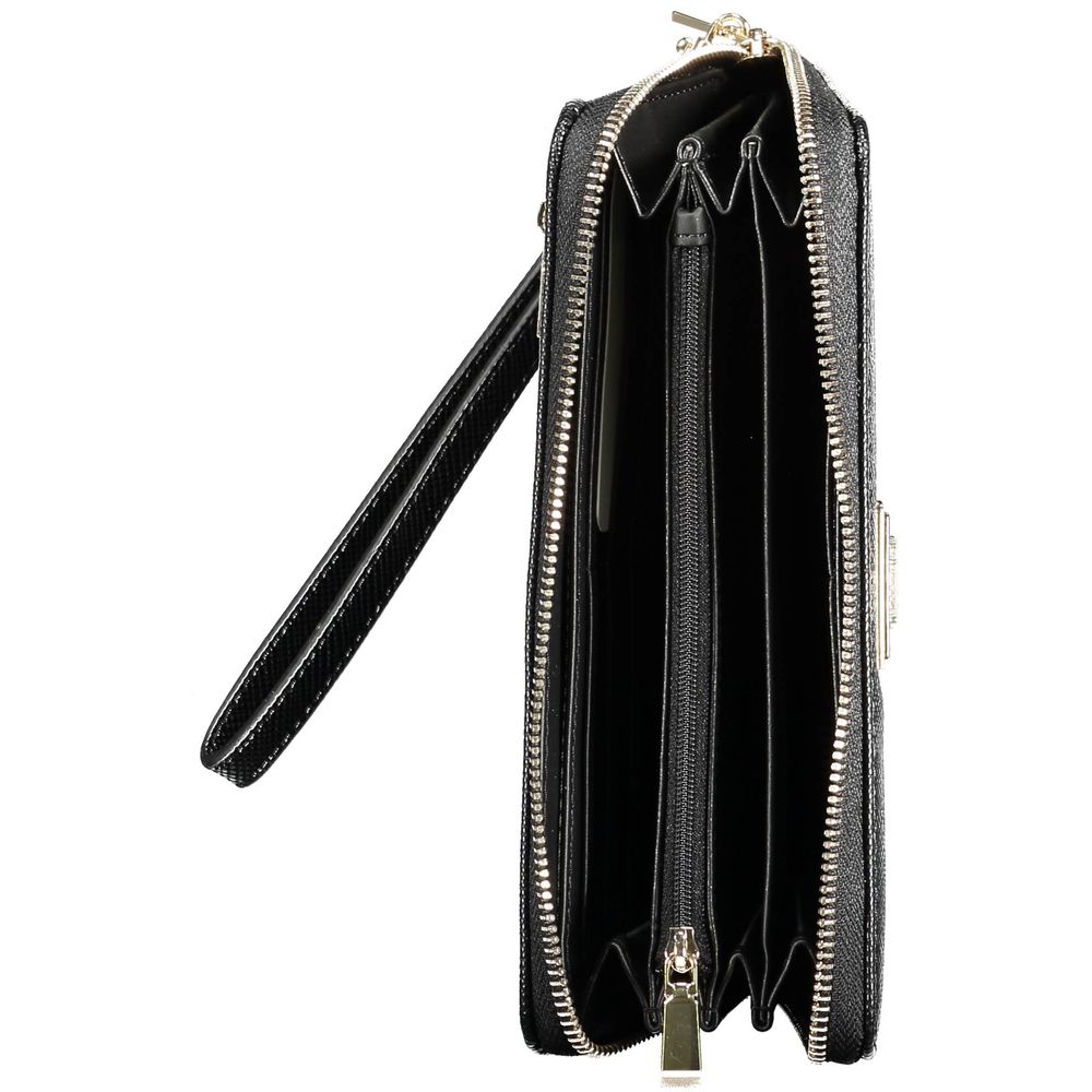 Guess Jeans Black Polyurethane Women Wallet