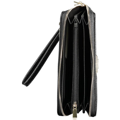 Guess Jeans Black Polyurethane Women Wallet