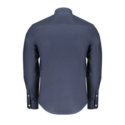 North Sails Blue Organic Cotton Men Shirt