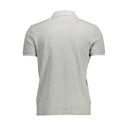 North Sails Gray Cotton Men Polo