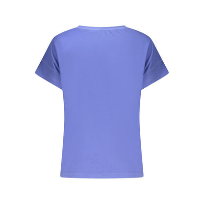 North Sails Blue Cotton Women T-Shirt
