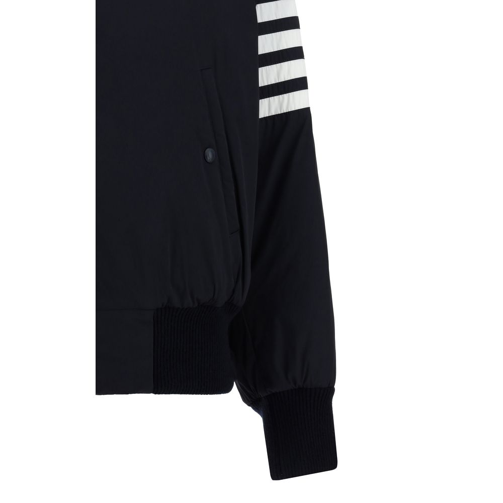 Thom Browne Blue Polyester Bomber