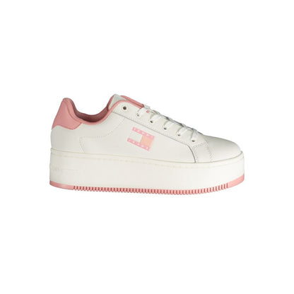 Tommy Hilfiger Pink Polyester Platform Sneakers