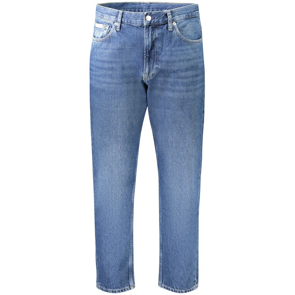 Calvin Klein Blu Cotton Men Jeans
