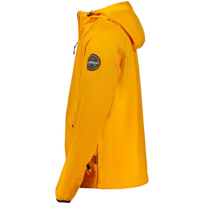 Napapijri Orange Polyester Shell Jacket