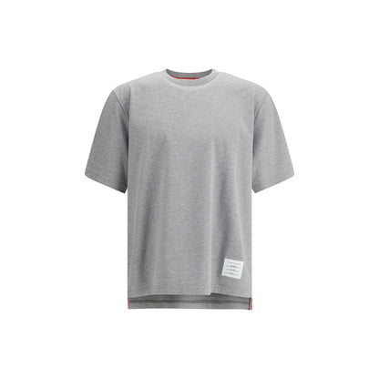 Thom Browne Gray Cotton T-Shirt Thom Browne