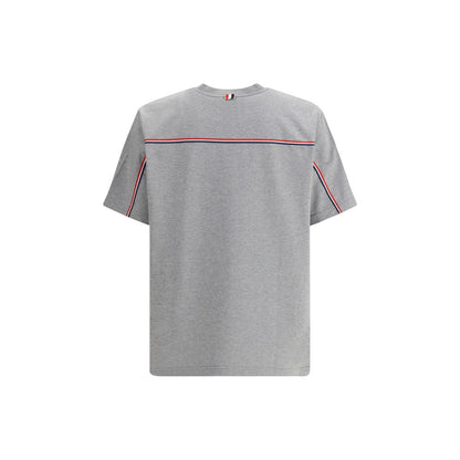 Thom Browne Gray Cotton T-Shirt Thom Browne