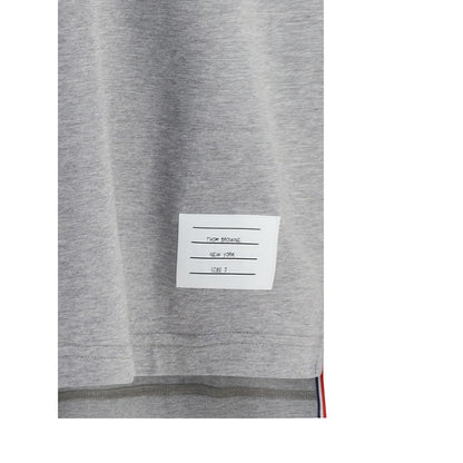 Thom Browne Gray Cotton T-Shirt Thom Browne